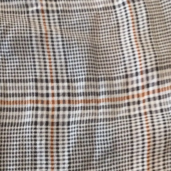 Abercrombie and Fitch plaid and white lace trim camisole, XS - Picture 3 of 4